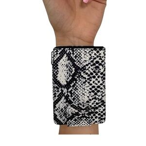 Sprigs Flip Walker Black and White Reptile Pattern